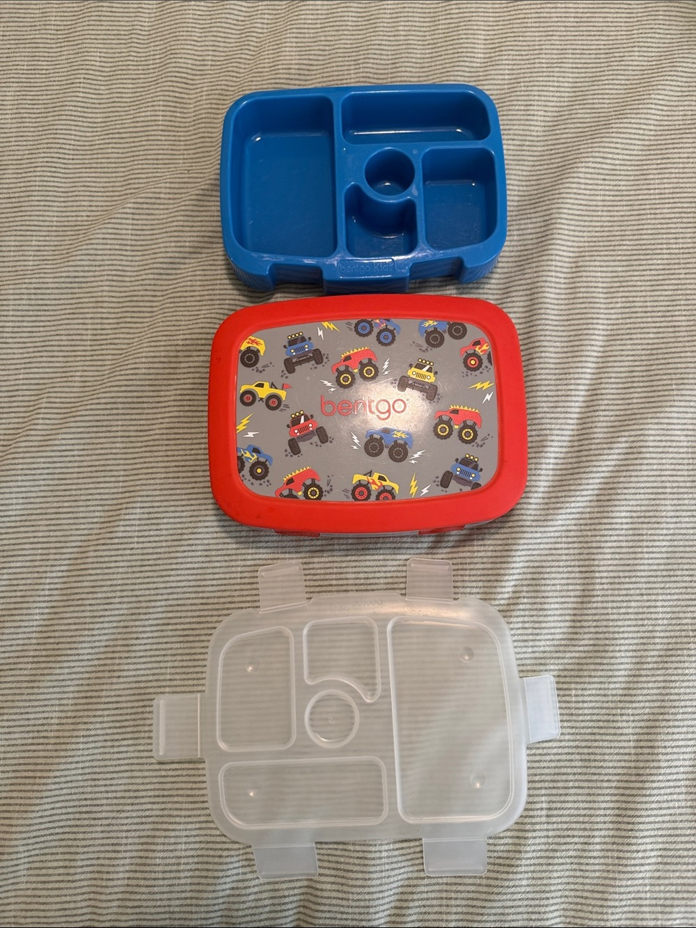 Bentgo Kids Blue and Red Compartment Lunch Box